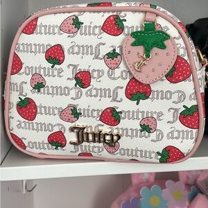 Juicy Couture Strawberry Print Crossbody Bag